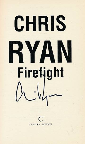 Firefight. Signed copy.