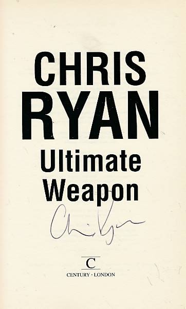 Ultimate Weapon. Signed copy.