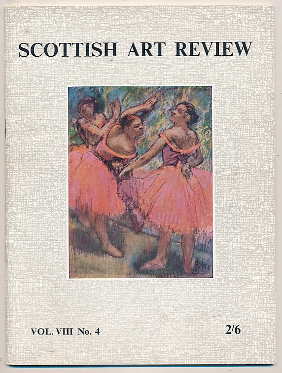 The Scottish Art Review. 1962 Volume VIII. No. 4.