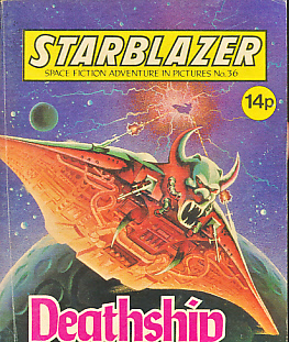 Starblazer. Space Fiction Adventure in Pictures. No 36. Deathship
