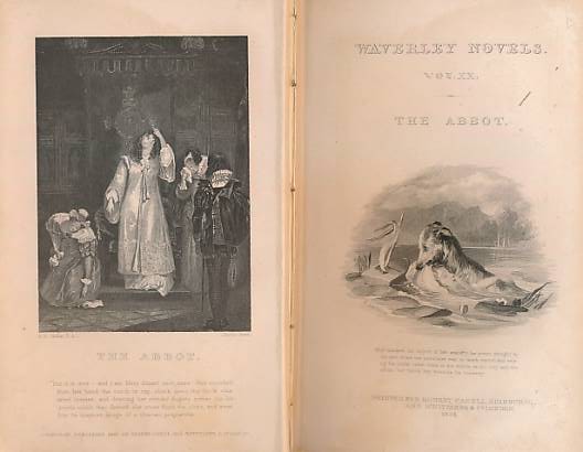The Abbot. Cadell 1848 Waverley Novels. 2 volume set.