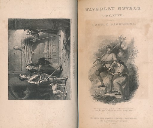 SCOTT, WALTER - Count Robert of Paris, Part II + Castle Dangerous, Part I. Cadell 1833 Waverley Novels, Volume XLVII