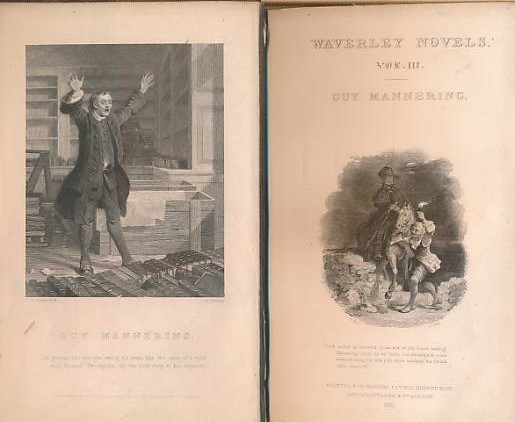 Guy Mannering. Cadell 1848 Waverley Novels. 2 volume set.