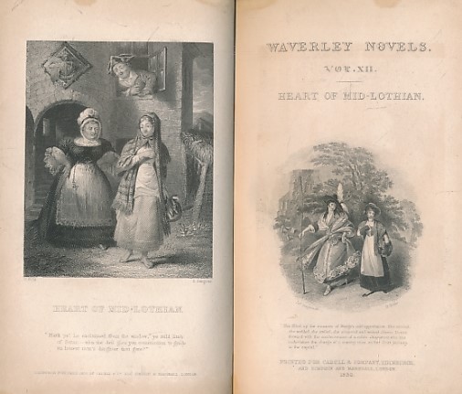 SCOTT, WALTER - Heart of Mid-Lothian, Part II. Cadell 1830 Waverley Novels, Volume XII
