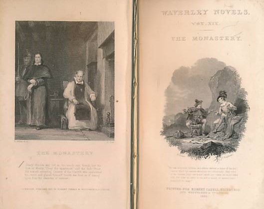 The Monastery. Cadell 1848 Waverley Novels. 2 volume set.