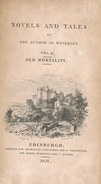 SCOTT, WALTER - Old Mortality. Novels and Tales Volume X