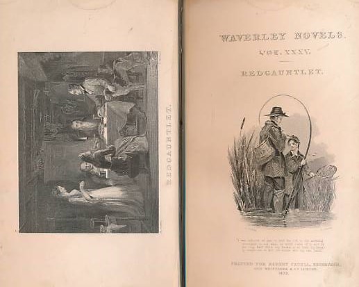 Redgauntlet. Cadell 1848 Waverley Novels. 2 volume set.