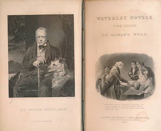 St Ronan's Well. Cadell 1848 Waverley Novels. 2 volume set.
