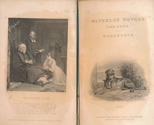 Woodstock; or, The Cavalier. A Tale of 1651. Cadell 1848 Waverley Novels. 2 volume set.