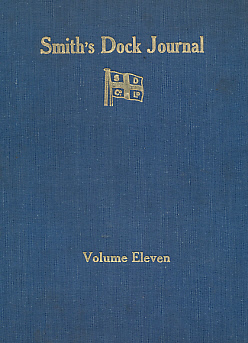 Smith's Dock Journal. Volume 11. No 75. January 1930 - No 78. October 1930. 4 issues.
