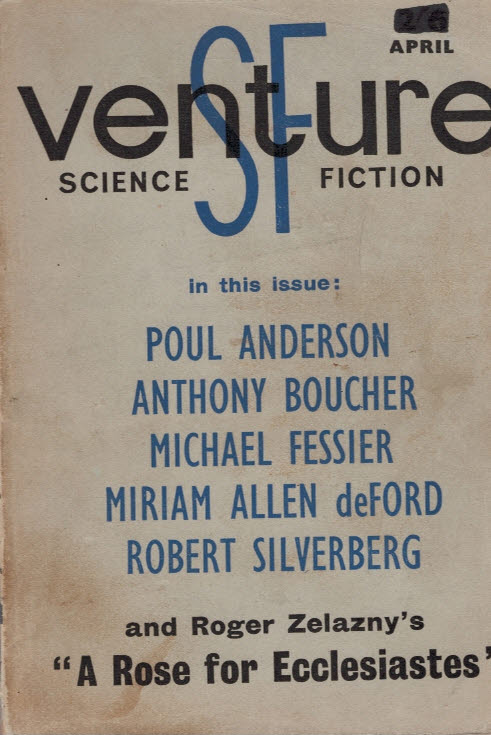 Venture Science Fiction Monthly, April 1964