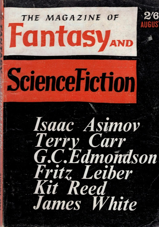 The Magazine of Fantasy and Science Fiction. Vol 4 No 9 August 1963