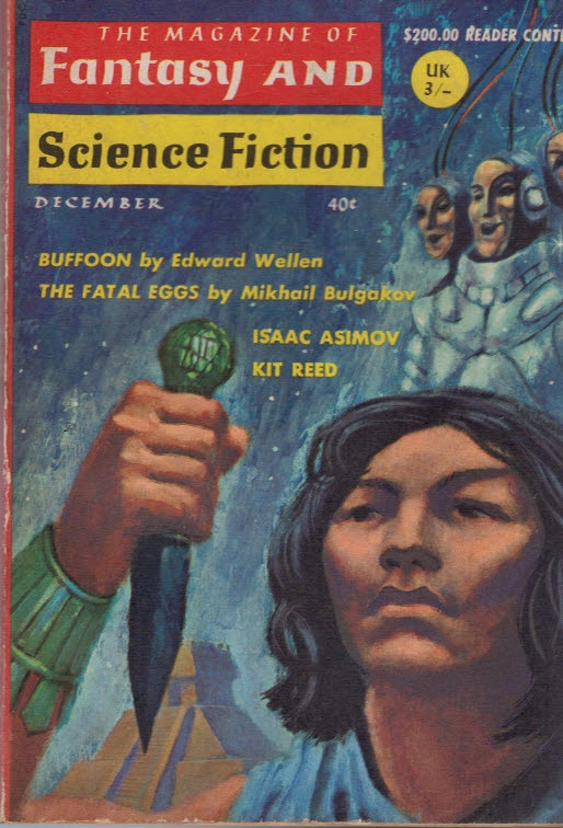 The Magazine of Fantasy and Science Fiction. Volume 27 No 6. December 1964.