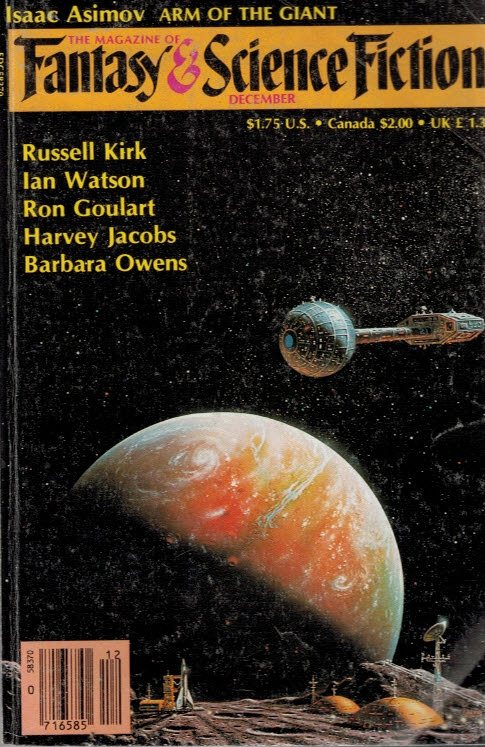 The Magazine of Fantasy and Science Fiction. Vol 65 No 6 Dec 1983.