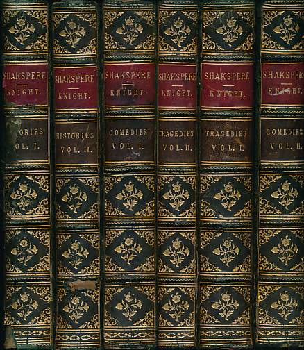The Pictorial Edition of the Works of Shakspere [Shakespeare]. 6 volume set. Knight edition.