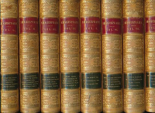 The Works of William Shakespeare. 9 volume set. Whittaker Edition.