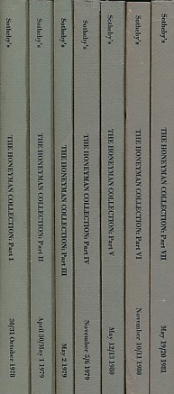 The Honeyman Collection of Scientific Books and Manuscripts. 7 part set. Auction Catalogue.