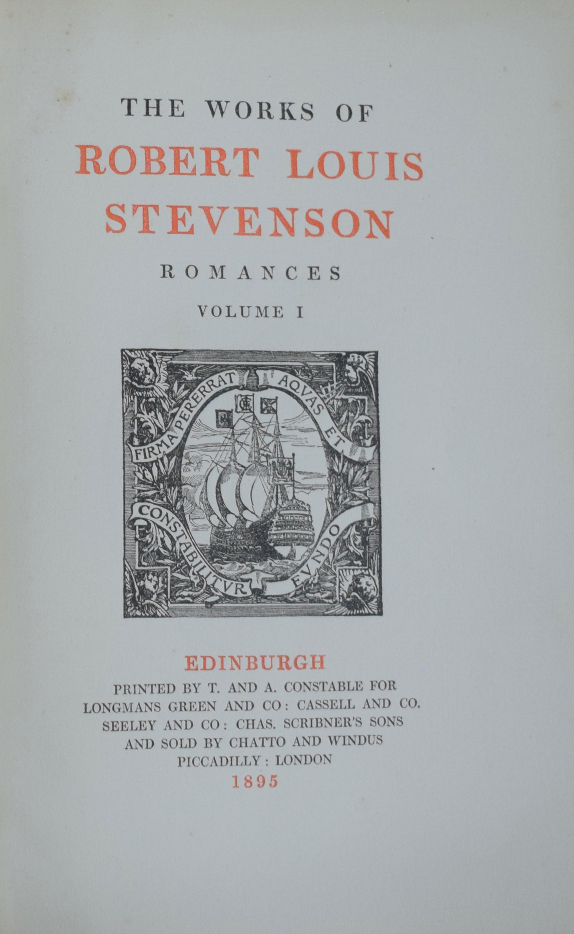 The Works of Robert Louis Stevenson. Longman 'Edinburgh Edition'. 26 volumes + 5 supplementary volumes.