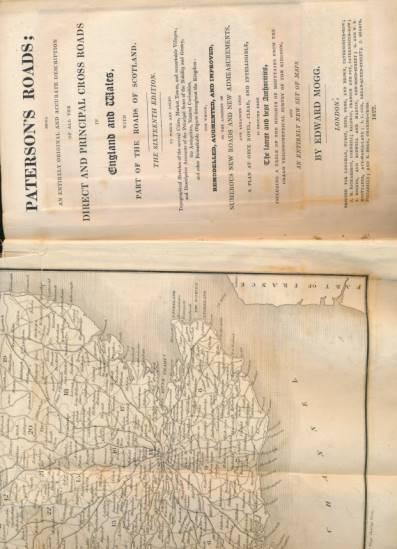 Paterson's Roads; being an entirely original and accurate description of all the Direct and Principal Cross Roads in England and Wales with Part of the Roads of Scotland. 1824.