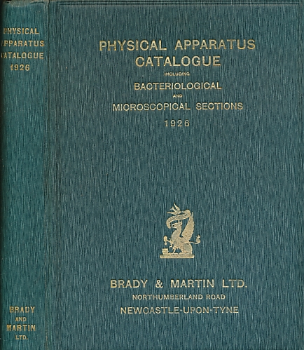 Physical Apparatus Catalogue. 1926.