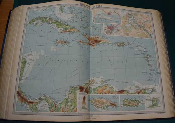 The Times Survey Atlas  & Gazetteer of the World. 1922. Selfridge Edition.