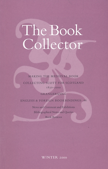 The Book Collector. Volume 49. No. 4. Winter 2000.
