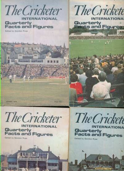 The Cricketer International. Quarterly Facts and Figures. Volume 6. 1978. 4 issue set.