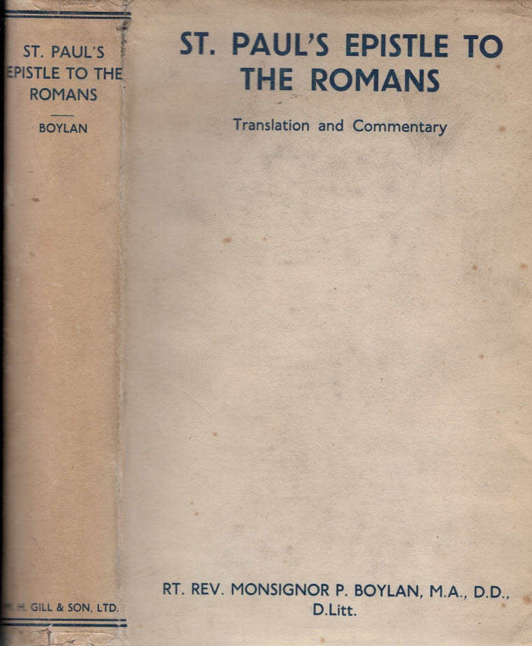 Paul's Epistle to the Romans .. Translation and Commentary
