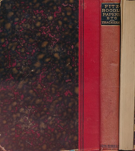 The Memoirs of Mr Charles J Yellowplush and Catherine: A Story; The Fitzboodle Papers etc. etc. Two volumes in dos--dos binding.