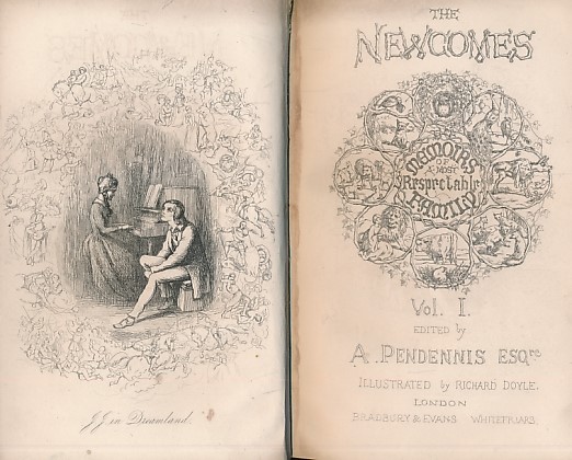The Newcomes: Memoirs of a Most Respectable Family. Edited by Arthur Pendennis, Esq. 2 volume set.