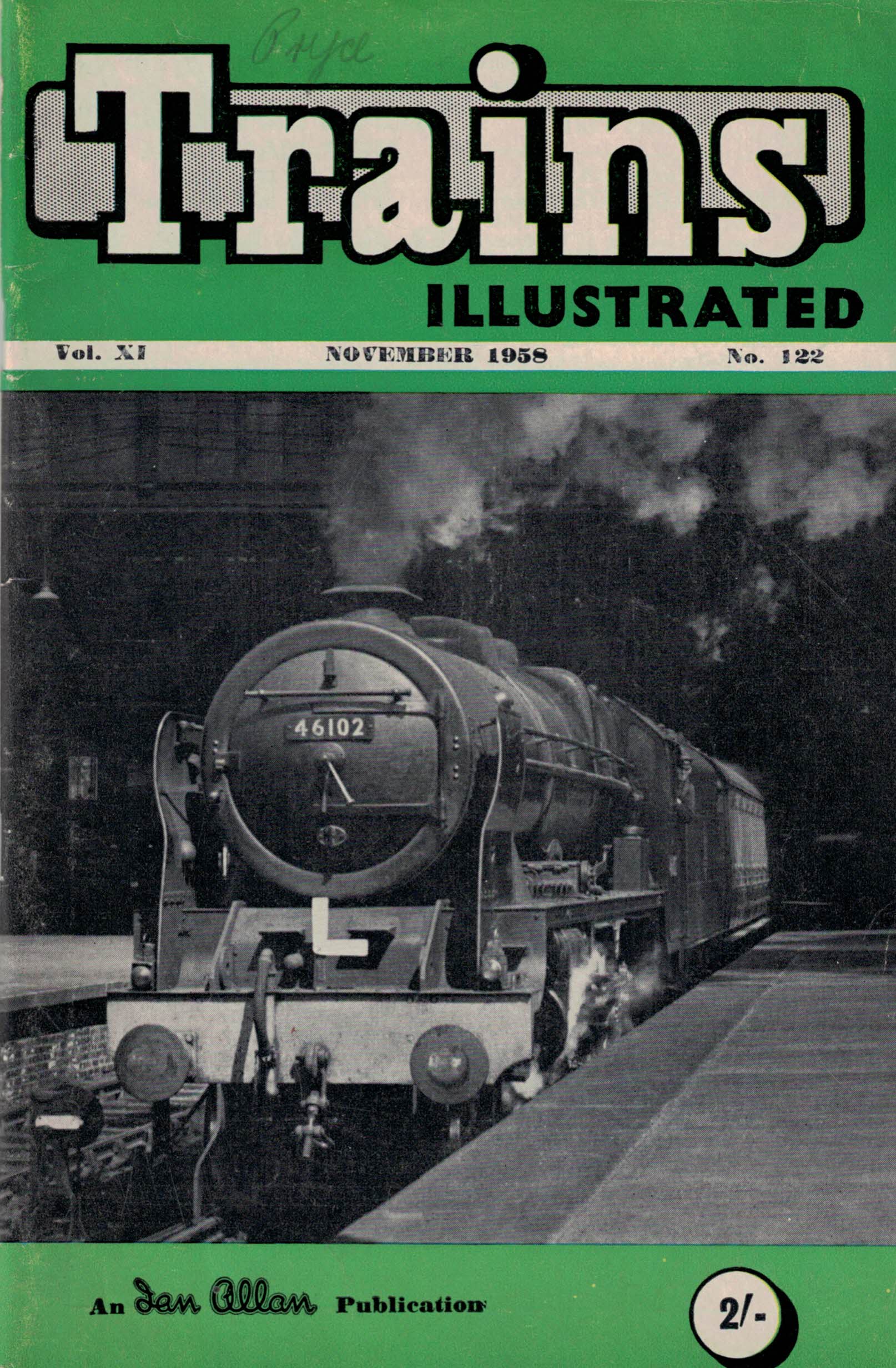 Trains Illustrated Volume 11 No 122. November 1958.