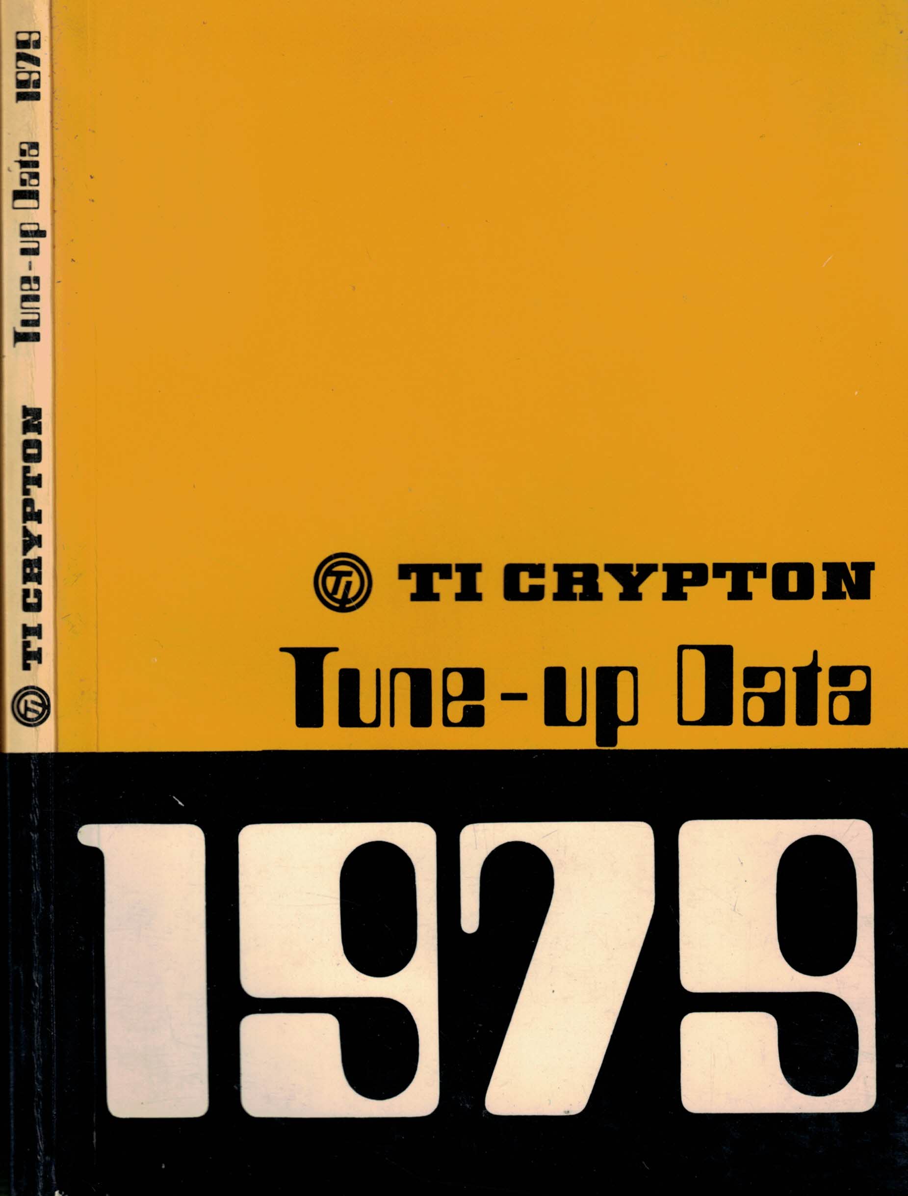 [EDITOR] - Ti Crypton Tune-Up Data 1979
