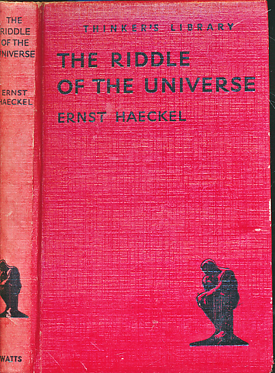 The Riddle of the Universe. Thinker's Library No. 3.