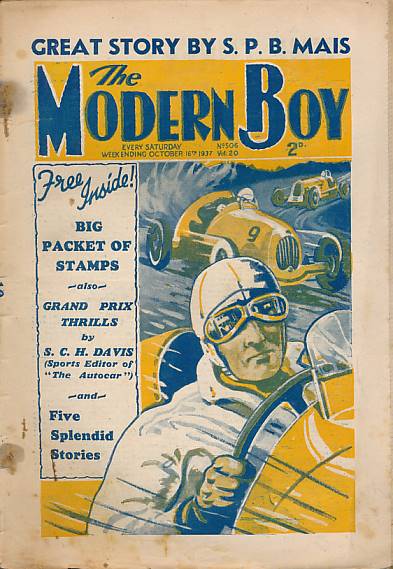 JOHNS, W E; WESTERMAN, PERCY F; ROBERTS, MURRAY; MAIS. S P R; REDWAY, RALPH - The Modern Boy. No. 506. October 16th 1937