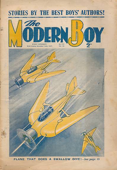 The Modern Boy. No. 510. November 13th 1937.