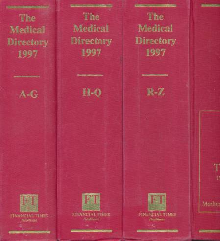 The Medical Directory. 1997. 3 volume set