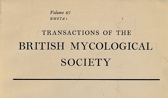 Transactions of The British Mycological Society. Volume 67. Part 2. October 1976