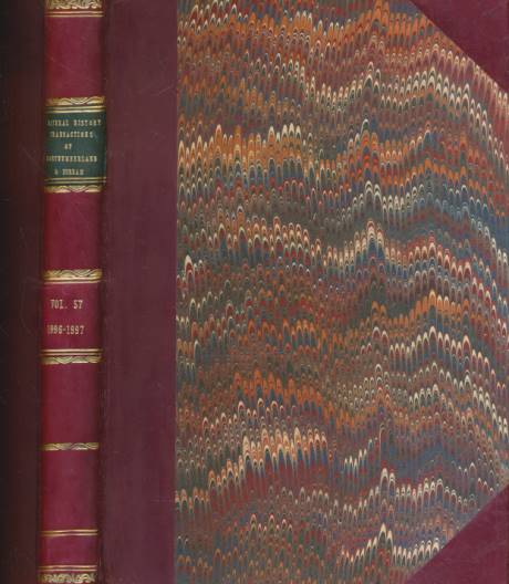 CLARK, R B; PATTERSON, MARGARET; [EDS.] - Geology, Birds, Butterflies; &C. Transactions of the Natural History Society of Northumbria. Volumes 57 1996-1997