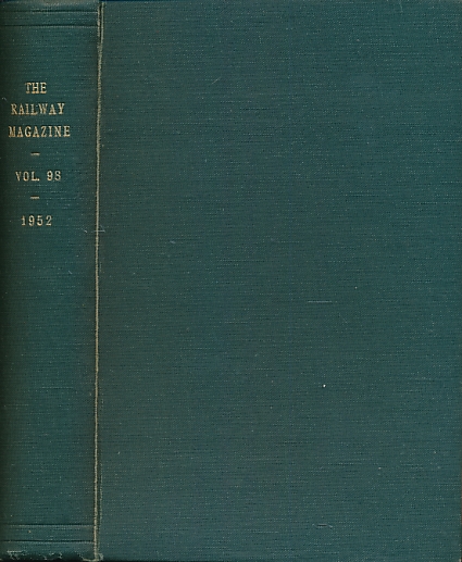 The Railway Magazine. Vol. 98. 1952.