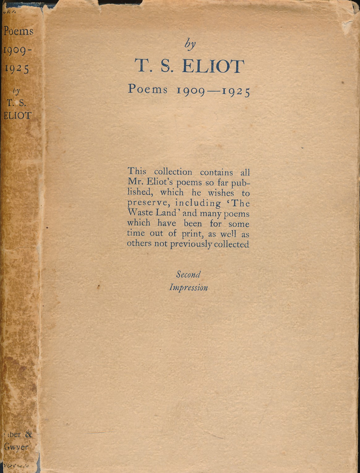 Poems 1909 - 1925