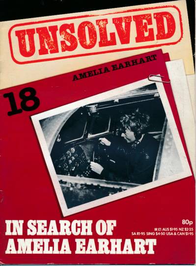 Amelia Earhart. Unsolved No. 18.
