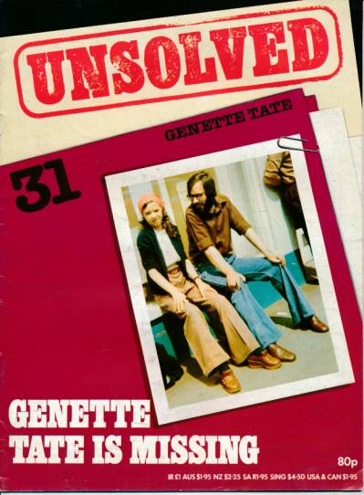 Genette Tate. Unsolved No. 31.