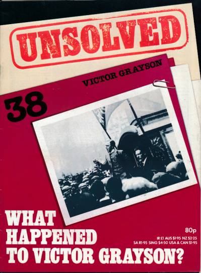 Victor Grayson. Unsolved No. 38.