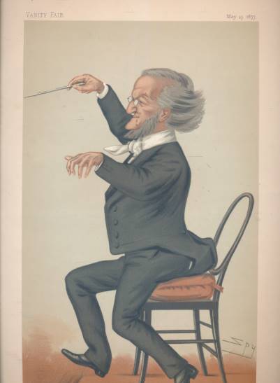 SPY [LESLIE WARD] [ILLUS.] - Vanity Fair Colour Print 'the Music of the Future' (Richard Wagner) Men of the Day No 149. 1877