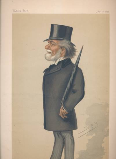 SPY [LESLIE WARD] [ILLUS.] - Vanity Fair Colour Print 'the Royal Literary Assistant' (Mr Th. Martin Cb Lld) Men of the Day No 152. 1877