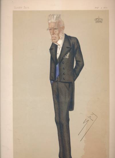 SPY [LESLIE WARD] [ILLUS.] - Vanity Fair Colour Print 'the Fourth Duke' (the Duke of Cleveland) Statesmen No 258. 1877