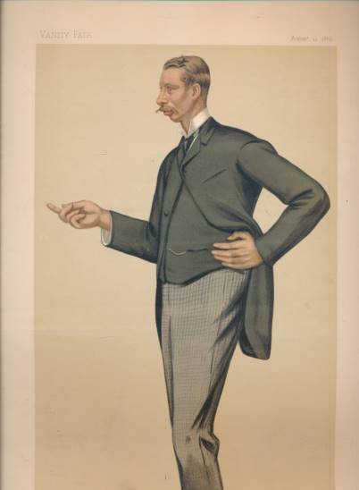 SPY [LESLIE WARD] [ILLUS.] - Vanity Fair Colour Print 'Barnie' (the Hon Beb Fitzpatrick Mp) Statesmen No 410. 1882