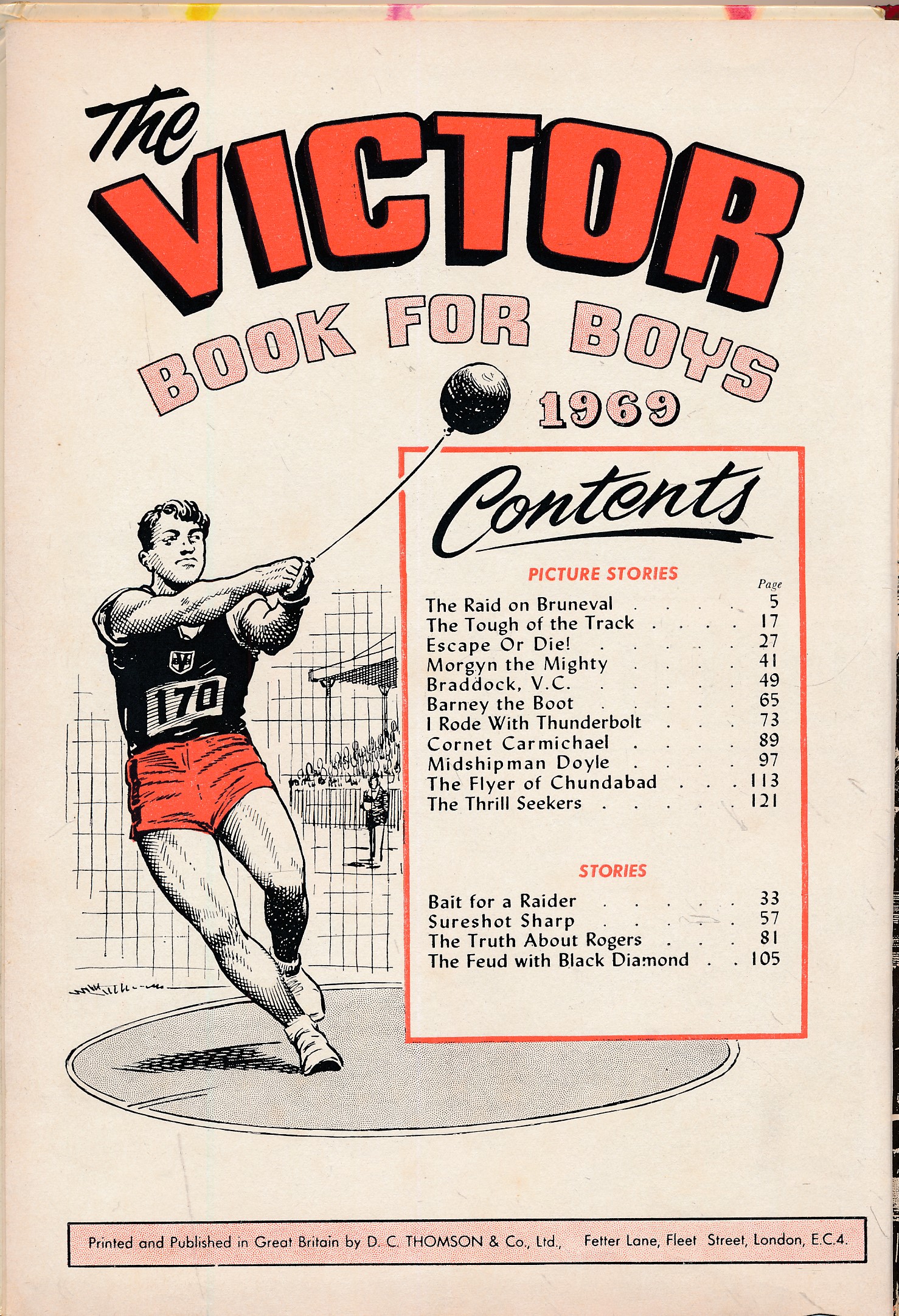 The Victor Book for Boys 1969