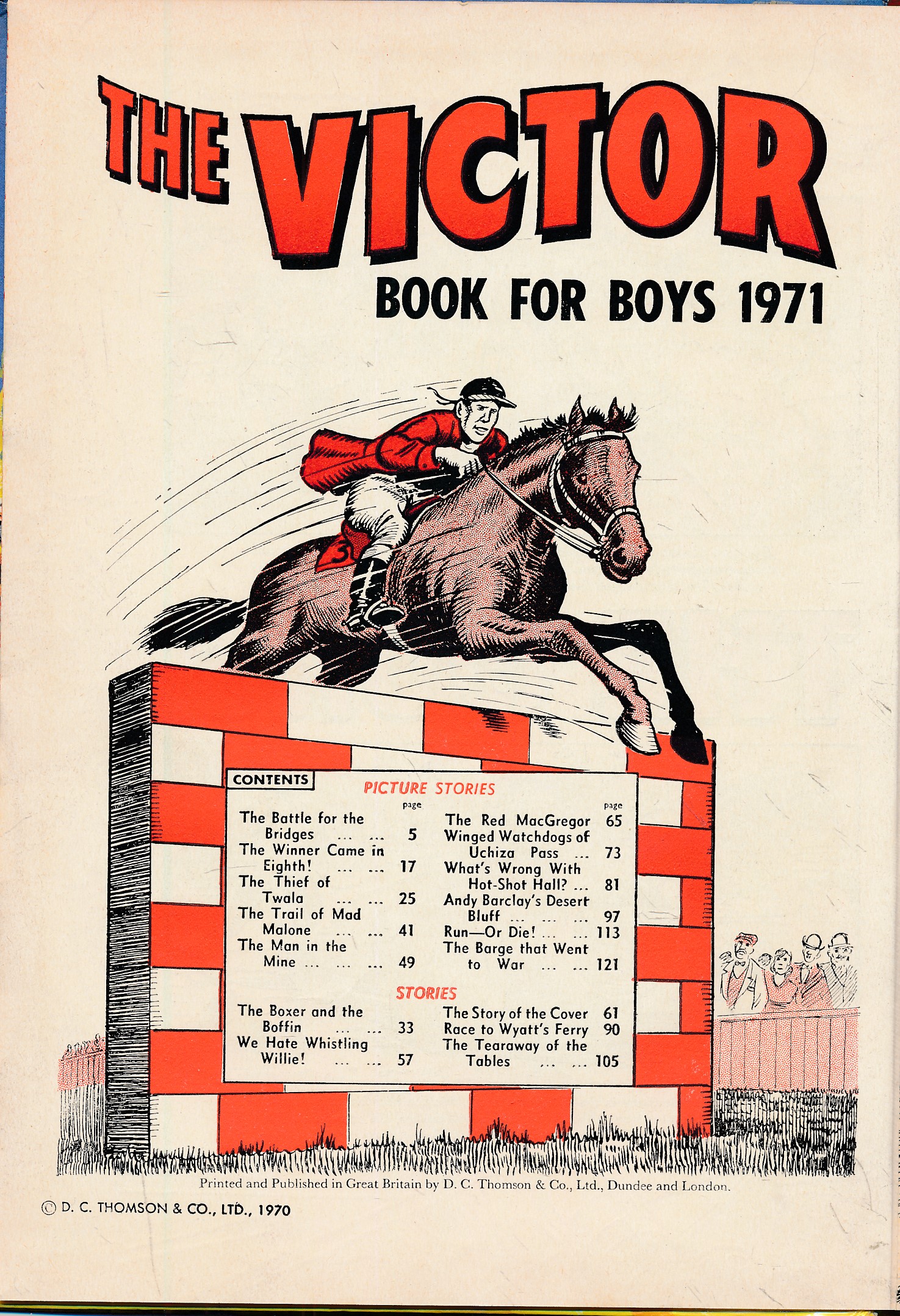 The Victor Book for Boys 1971