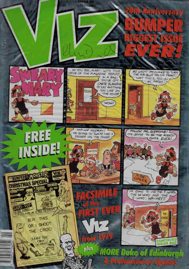 Viz Comic no 99. Signed copy.